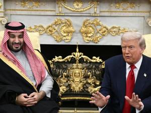 ترامب يلتقي بن سلمان في البيت الأبيض: الدولة الفلسطينية وإعمار غزة وطائرات إف 35