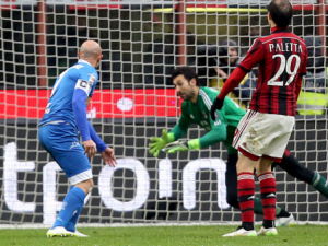 ميلان يهدر نقطتين بعد تعادله مع إمبولي