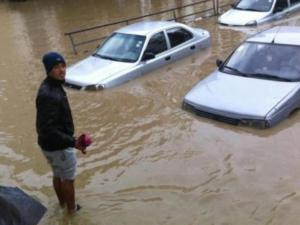 فيضانات في تونس 