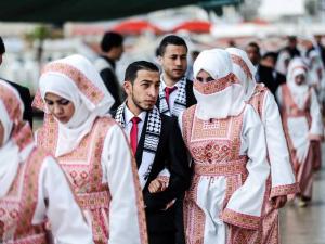 حفل زفاف لـ 400 من العرسان بغزة