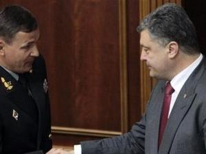 الرئيس الاوكراني ووزير الدفاع الجديد