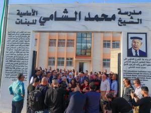   رجل الأعمال الشامي يعلن عن دعم مالي لغزة  ويفتتح مدرسة بنات الشامي ومركز فارس الشامي لذوي الإعاقة