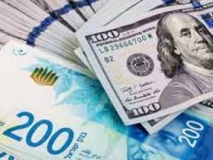 استمرار هبوط الدولار مقابل الشيكل في فلسطين