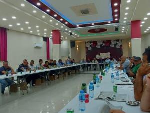 برعاية شركة المشروبات الوطنية...نادي دير قديس ينظم لقاء حول دعم المنتجات الفلسطينية واطلاق لجنة متابعة