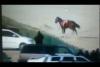 Embedded thumbnail for حصان هائج يركض بشكل هستيري مبتعدا عن مضمار السباق