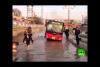 Embedded thumbnail for عامل مناجم صيني ينقل ركاب حافلة علقت في المياه على كتفه